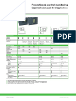 Protection & Control Monitoring: Sepam Selection Guide For All Applications