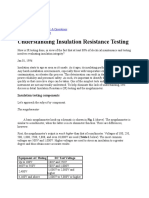 Understanding Insulation Resistance Testing: Maintenance, Repair & Operations Test & Measurement