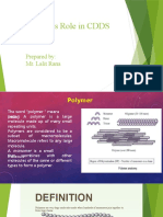 Polymers Role in CDDS: Prepared By: Mr. Lalit Rana