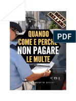 Quando Come e Perchè Non Pagare Le Multe