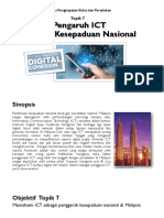 08 Topik 7 - Pengaruh ICT Ketas Kesepaduan Nasional