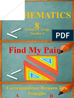 Mathematics 8: Yvonne N. Arago Teacher I