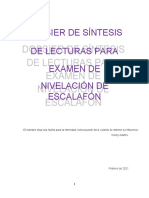 Dossier de Síntesis de Lecturas Escalafón, 14 de Julio 2021