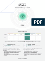 D Triple-A: Listening Section Reading Section