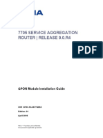SAR GPON Module Installation Guide R9.0.R4