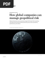 How Global Companies Can Manage Geopolitical Risk