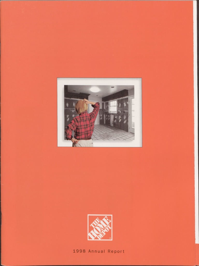 1998 Annual Report PDF The Home Depot Sales