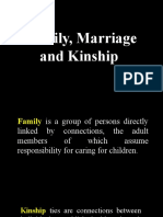 Family, Marriage, and Kinship Relationships