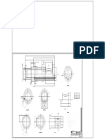 Mold and machine part dimensions drawing