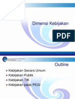 Dimensi Kebijakan 2012