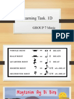 Learning Task. 1D: GROUP 7 Music