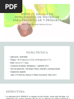 WPPSI-IV, Escala de Inteligencia de Wechsler para