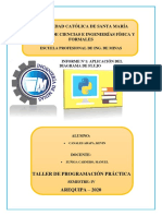 INFORME Python DE TALLER DE PROGRAMACIÒN PRÀCTICA