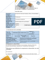 Guía de Actividades y Rúbrica de Evaluación - Paso 1 - Reconozco Mi Aula y Aprendo a Comunicarme.