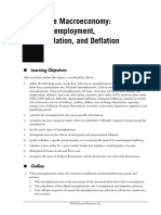 The Macroeconomy: Unemployment, Inflation, and Deflation: Learning Objectives