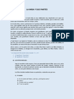 LA MISA Y SUS PARTES PDF