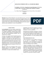 Análisis de error en mediciones físicas