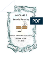 Abraham Salcedo Espejo Informe N°6 Ley de Faraday