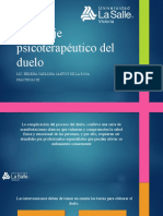 Abordaje Psicoterapéutico Del Duelo