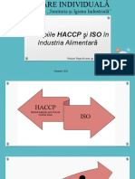 Principiile HACCP Şi ISO În Industria Alimentară
