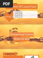 Properties of Liquid Fuels