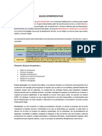 Guía para la construcción de un guion interpretativo