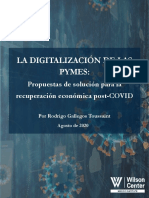 La Digitalizacion de Las Pymes Propuestas de Solución para La Recuperación Económica post-COVID