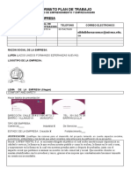 Plan de trabajo para empresa de confección LUFEN en Barranquilla