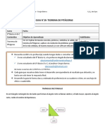 8° Básico Guia N°29 Matemática Teorema de Pitágoras