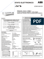 2CSU600001D0901 - Manuale Cronotermostato Chiara