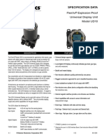 Flexvu Explosion-Proof Universal Display Unit Model Ud10: Specification Data