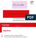 s14 La Integral Indefinida Integración Por Sustitución 2021 - II