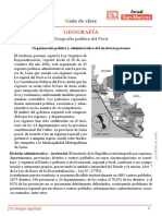 Geografía-Anual San Marcos 2021-Semana 27-Geografía Política Del Perú(Guía de Clase-Práctica)