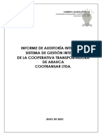 Informe Auditoria Interna 2021