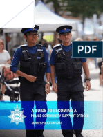 A Guide To Becoming A: Police Community Support Officer