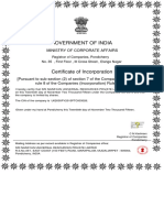 Government of India: Ministry of Corporate Affairs
