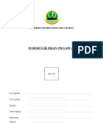 Formulir Isian Pegawai: Pemerintah Provinsi Jawa Barat