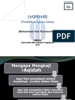 Aqidah Islam: Sistem Keyakinan yang Dapat Diterima Akal dan Wahyu