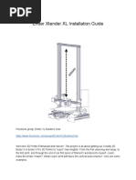 Ender Xtender XL Installation Guide