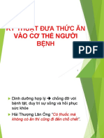 KỸ THUẬT đưa thức ăn vào cơ thể