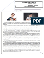 MATEMÁTICA-TEXTO COMPLEMENTAR - CARTÃO DE CRÉDITO-3º BIMESTRE-3 Série