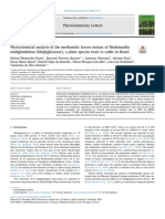 Phytochemistry Letters: Multiglandulosa (Malpighiaceae), A Plant Species Toxic To Cattle in Brazil