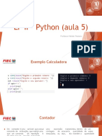 LP II – Python (aula 5)_estruturas_de_repetição