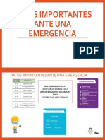 Datos Importantes Ante Una Emergencia