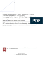 Lettre de Rudolf Bultmann À Martin Heidegger Du 18 Juin 1933