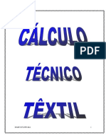 Apostila de Cálculo Técnico Têxtil Marco Fuziwara
