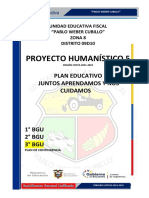 Proyecto 5 Humanistico de Bgu Del 4 Al 15 de Octubre de 2021
