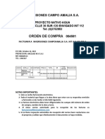 Orden de Compra 004581 Anclajes Myv (Fecha 22 de Octubre Del 2021)