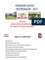ENTREPRENEURSHIP (2181923) Chapter-1 Entrepreneurship - Part-I