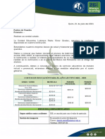 Incio de Proceso Matriculación Escolar 2021-2022